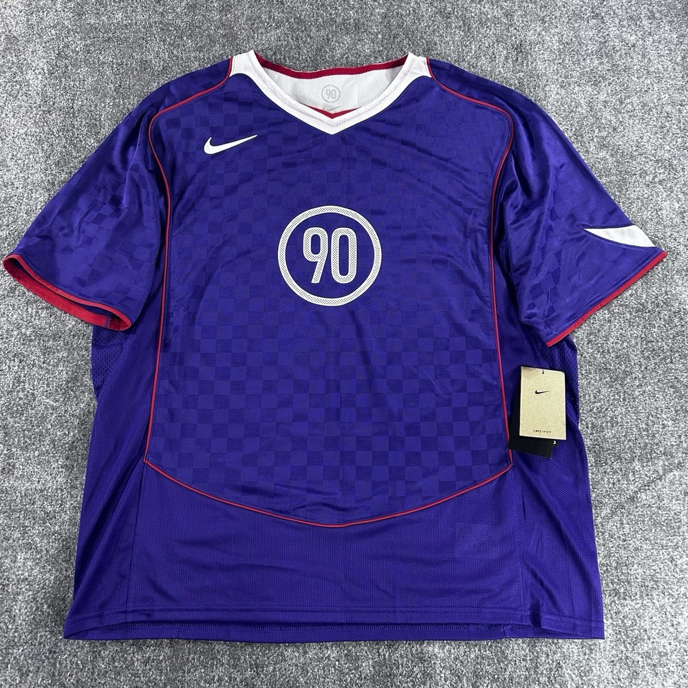 Nike Total 90 Dri-FIT Short-Sleeve 2XL  Soccer Jersey 'Court Purple IM6299-547